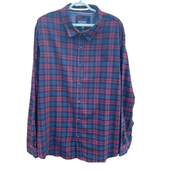 PX Premium Other - Men’s Big & Tall PX Premium Flannel Button Down Shirt Size 2XL